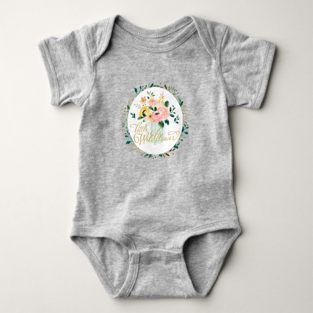 Body Para Bebé Little Wilflower Baby Bodysuit (Anverso)