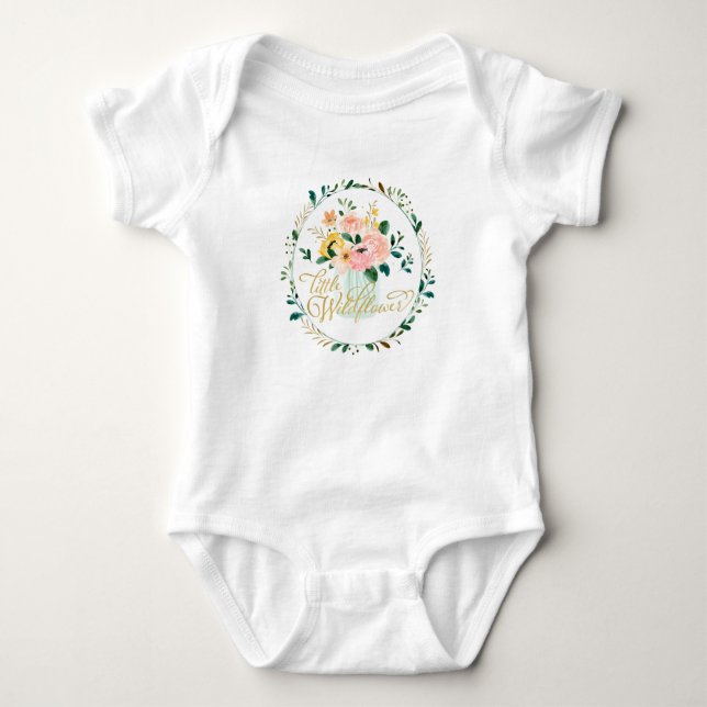 Body Para Bebé Little Wilflower Baby Bodysuit (Anverso)