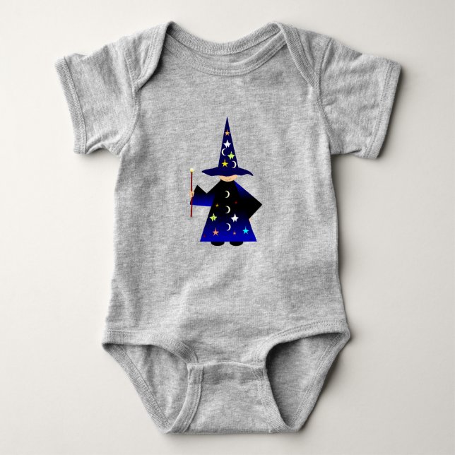 Body Para Bebé Little Wizard Baby Bodysuit (Anverso)