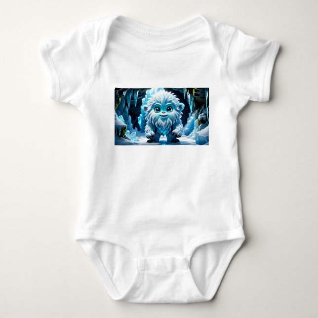 Body Para Bebé Little Yeti (Anverso)