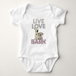 Body Para Bebé Live Love Bark