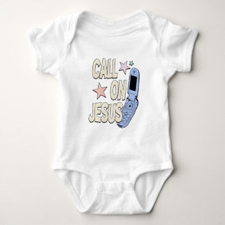 Body Para Bebé Llama a Jesús – Diseño Retro de Fe