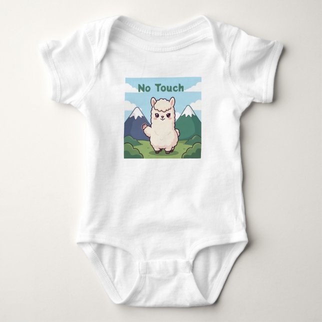 Body Para Bebé Llama Adorable  (Anverso)
