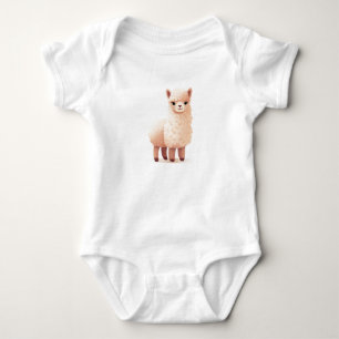 Body Para Bebé Llama bebé dulce, bebé de corral, bebé animal de g