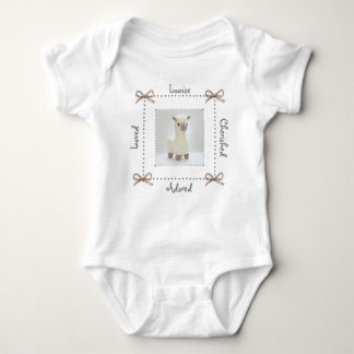 Body Para Bebé Llama Crochet Baby Bodysuit Personalizada