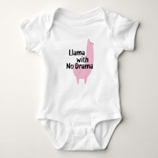 Body Para Bebé Llama rosada Babysuit