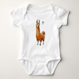 Body Para Bebé Llama sorprendida