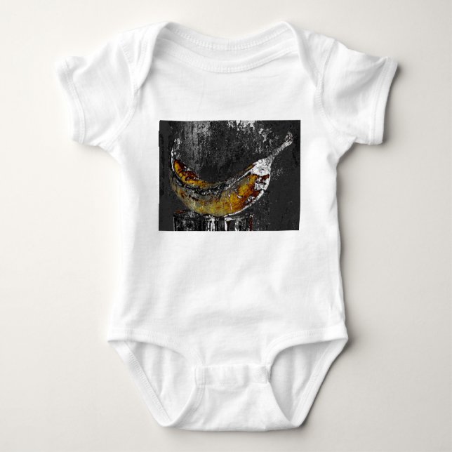 Body Para Bebé llano de plátano (Anverso)