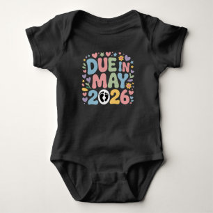 Body Para Bebé Llegando mayo 2026 Fecha de parto Embarazo de mamá
