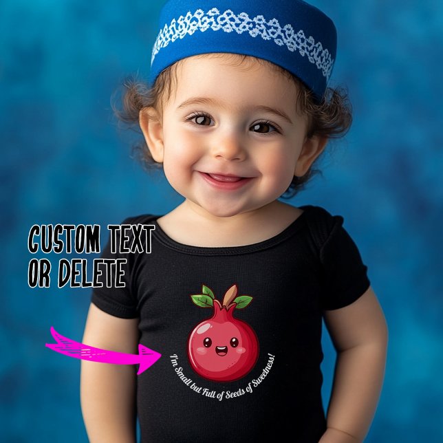 Body Para Bebé Lleno de dulzura con texto personalizado (Full of Sweetness with custom text Baby Bodysuit)
