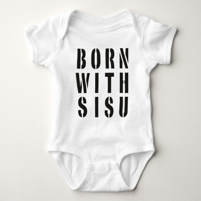 Body Para Bebé Llevado con Sisu (Anverso)