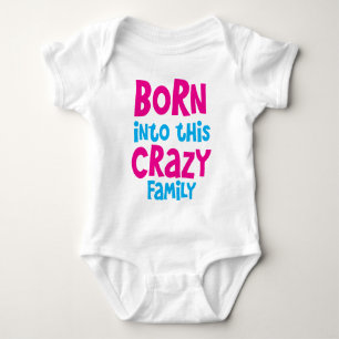 Body Para Bebé ¡Llevado en esta FAMILIA LOCA!