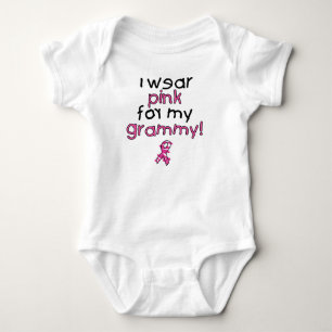 Body Para Bebé Llevo el rosa para mi Grammy ($18,95)