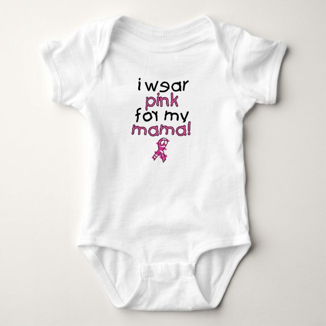 Body Para Bebé Llevo el rosa para mi mamá ($18,95) (Anverso)