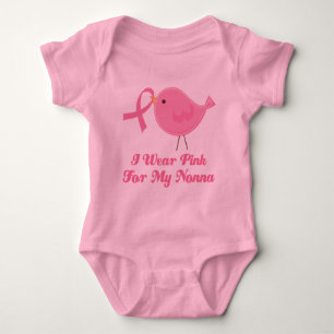 Body Para Bebé Llevo el rosa para mi Nonna