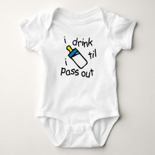 Body Para Bebé Lo bebo hasta la camiseta infantil del paso hacia