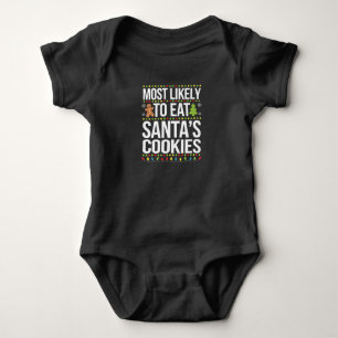 Body Para Bebé Lo Más Probable Es Comer Noches De Papá Noel