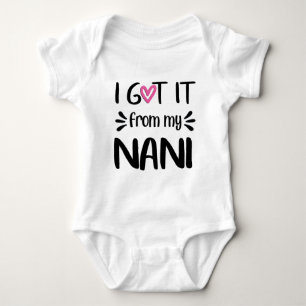 Body Para Bebé Lo Obtuve De Mi Traje De Nani