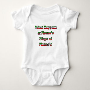 Body Para Bebé Lo que pasa en las estadías de Nonno en Nonno