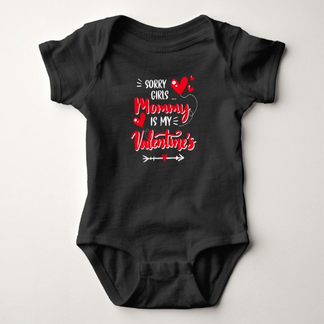 Body Para Bebé Lo siento Chicas Mamá es mi bebé lindo de San Vale (Anverso)