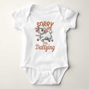 Body Para Bebé Lo siento, llegué tarde Estaba dando vueltas