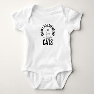 Body Para Bebé Lo siento, me distraje con los botones de gatos