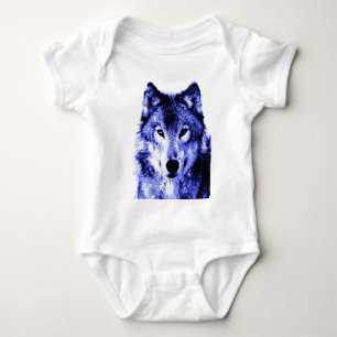 Body Para Bebé Lobo Nocturno