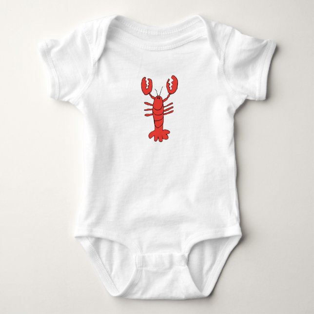 Body Para Bebé Lobster Baby Bodysuit (Anverso)