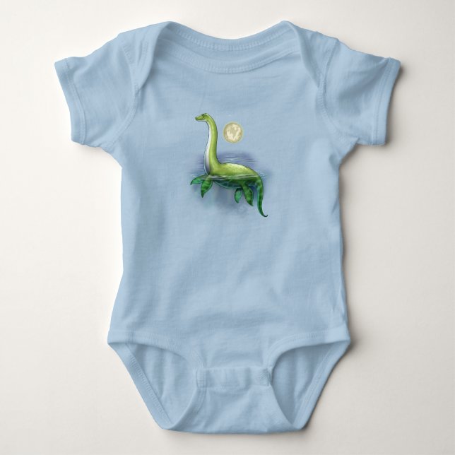 Body Para Bebé Loch Ness Monster (Anverso)