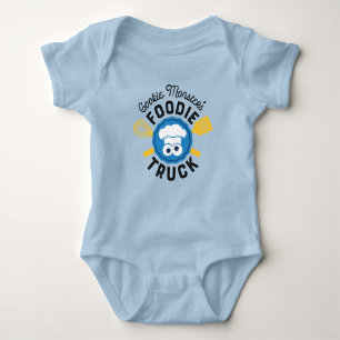 Body Para Bebé Logo de Cookie Monster's Foodie Truck