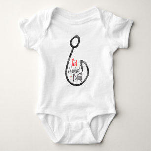 Body Para Bebé Logo De La Pesca De Las Mujeres