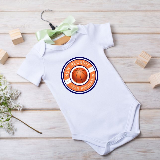 Body Para Bebé Logo de "Nuevo Personalizado" nombre de familia de (Subido por el creador)