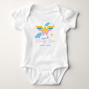 Body Para Bebé Logo de Wonder Woman   BABY SHOWER