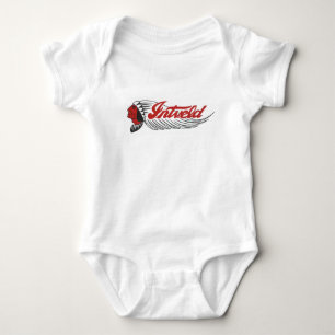 Body Para Bebé Logotipo de motocicleta vintage blanco