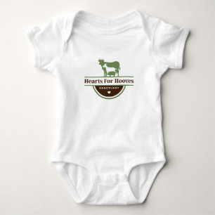 Body Para Bebé Logotipo Hearts For Hooves