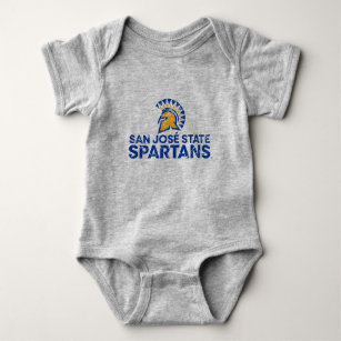 Body Para Bebé Logotipo Wordmark de Spartans del estado de San