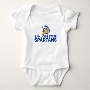 Body Para Bebé Logotipo Wordmark de Spartans del estado de San