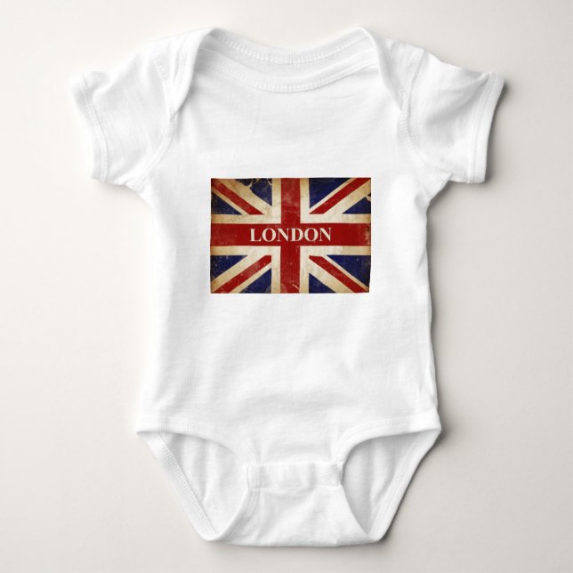 Body Para Bebé Londres - Union Jack - amor Londres de I (Anverso)