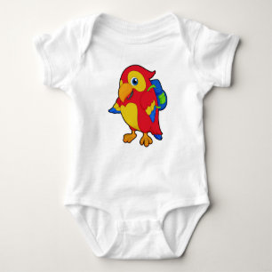 Body Para Bebé Loro con mochila