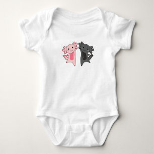 Body Para Bebé Los Amantes De Axolotl Aman A Los Animales Aburrid