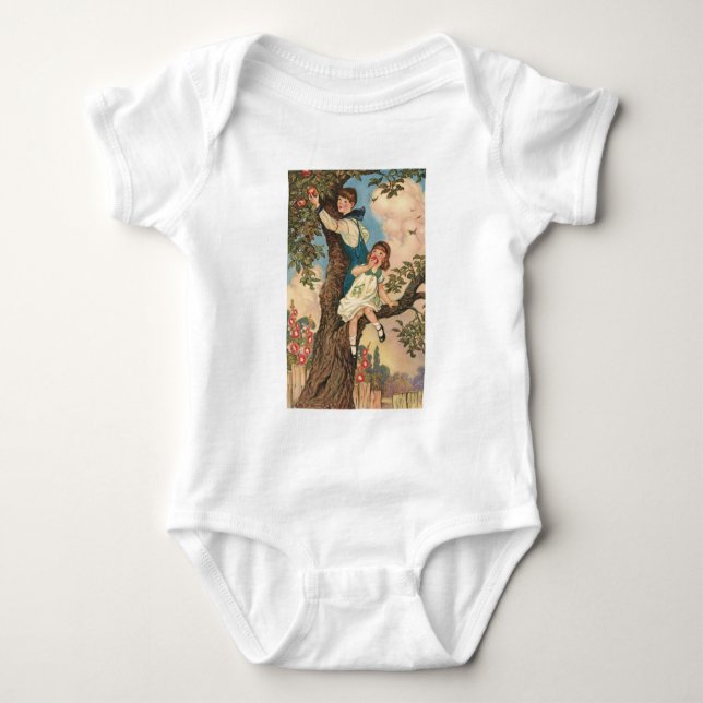 Body Para Bebé Los árboles escaladores (Anverso)