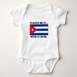 Body Para Bebé Los Cubanos Lo Hacen... Con Un Cigarro.