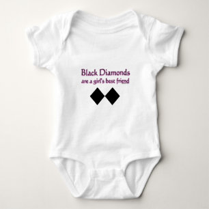 Body Para Bebé Los diamantes negros son un mejor amigo chica