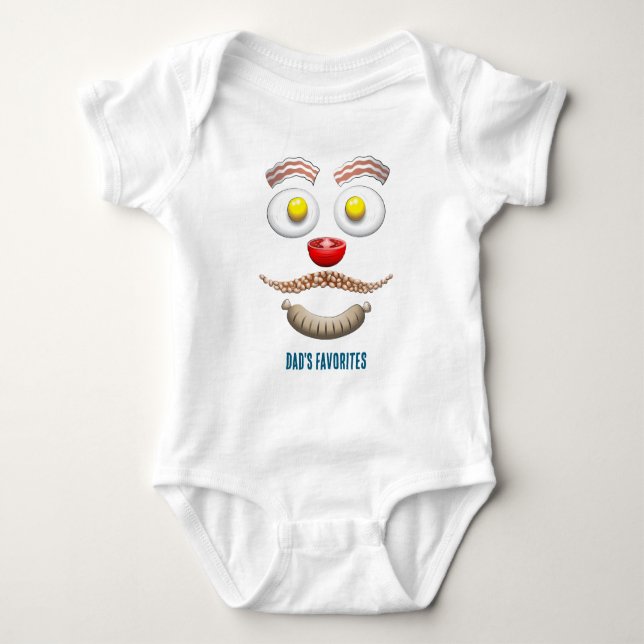 BODY PARA BEBÉ LOS FAVORITOS DE PAPÁ (Anverso)
