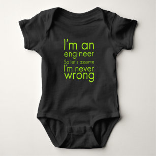 Body Para Bebé Los ingenieros nunca hacen mal regalos graciosos p