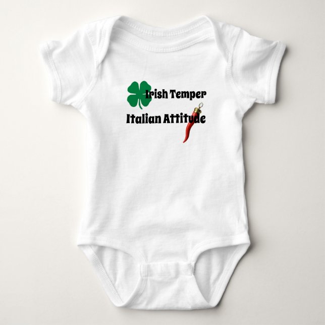 Body Para Bebé Los irlandeses moderan la actitud italiana del | (Anverso)