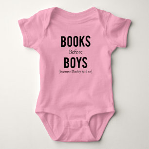 Body Para Bebé Los libros antes de que los muchachos causen al
