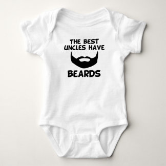 Body Para Bebé Los mejores tíos tienen barbas