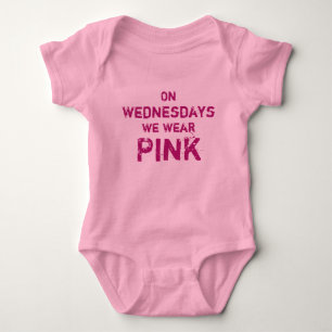 Body Para Bebé Los Miércoles Llevamos Traje Al Bebé Rosa Tutu B