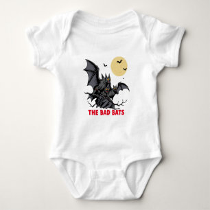 Body Para Bebé los murciélagos malos - regalo de halloween divert